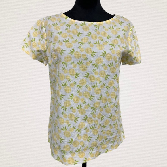 J Crew pineapple top size Extra Small - Picture 5 of 7